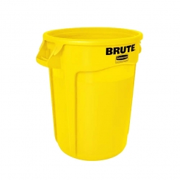 Runder Brute Container, 121 Liter, gelb