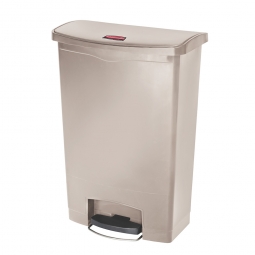 Tretabfalleimer Slim Jim, 90 Liter, beige, BxTxH 570x353x826 mm