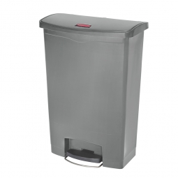 Tretabfalleimer Slim Jim, 90 Liter, grau, BxTxH 570x353x826 mm